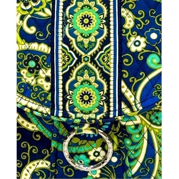 Vera Bradley Saddle Up Rhythm & Blues Green/Blue/Yellow Crossbody EUC RETIRED - Picture 8 of 8